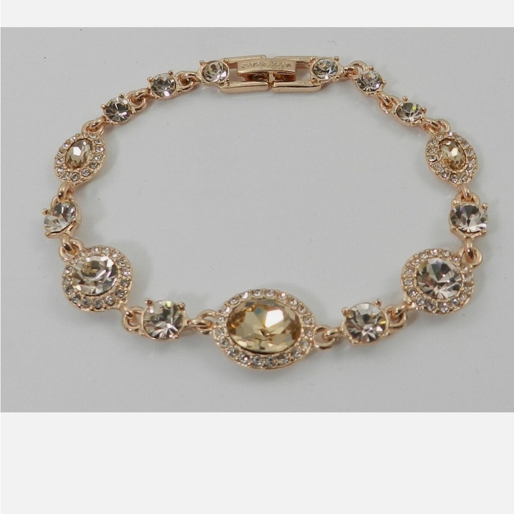 GIVENCHY Rose Gold -Tone Crystal Flex Bracelet